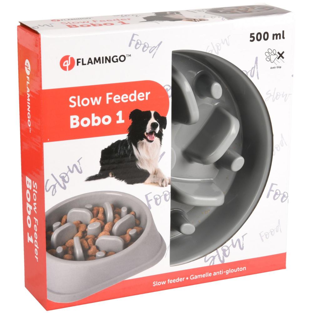 Antischling Flamingo Slow Feeder Bobo  500 ml