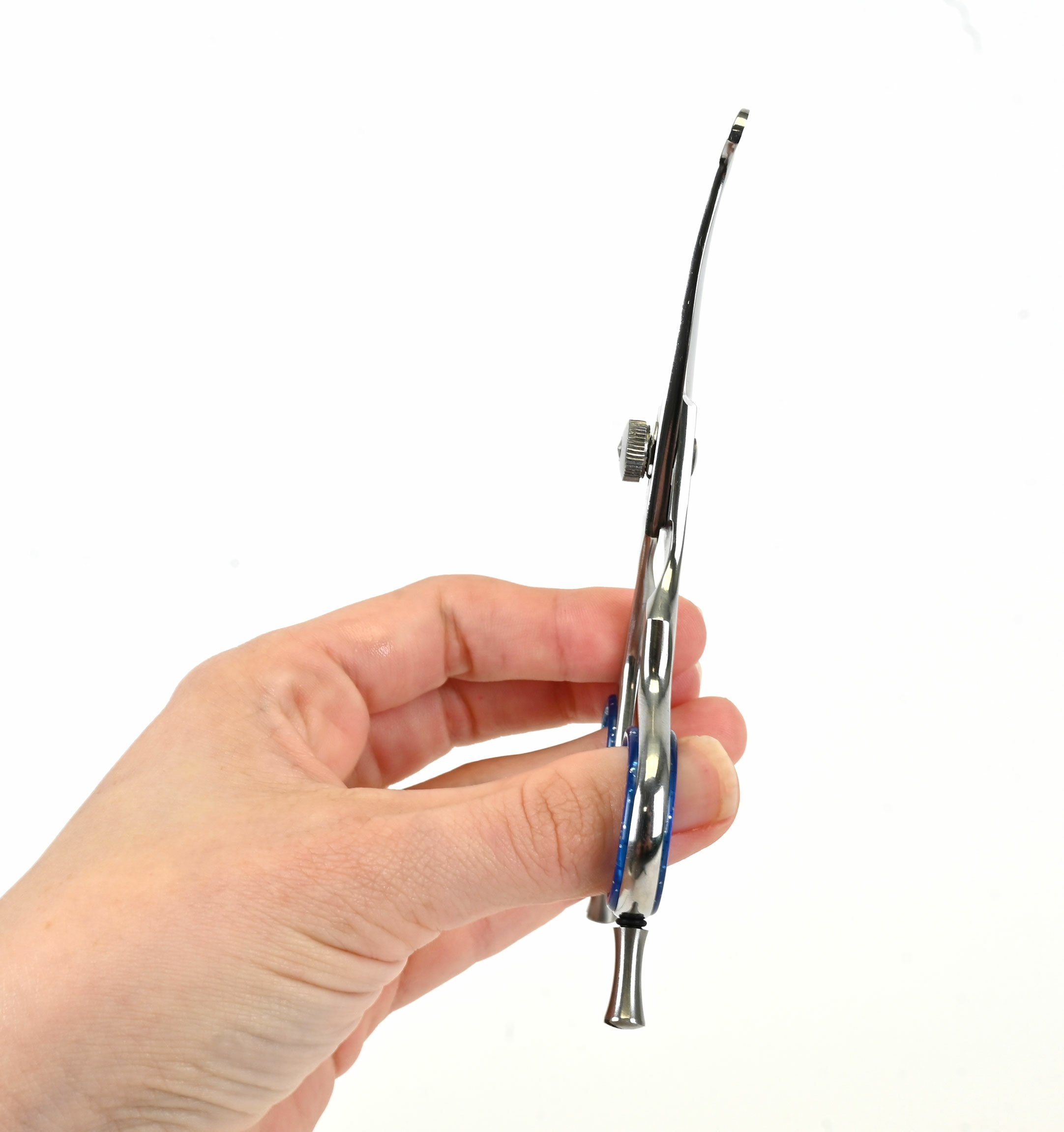 Show Tech Sicherheitsschere, gebogen, für Linkshänder, 12 cm – 5 Zoll