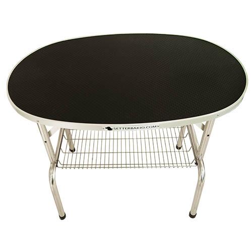 Ibanez® Ovaler klappbarer Trimmtisch (Tischplatte 90 x 60 cm)