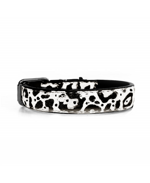 Lederhalsband Dalmatiner Design  40x2cm