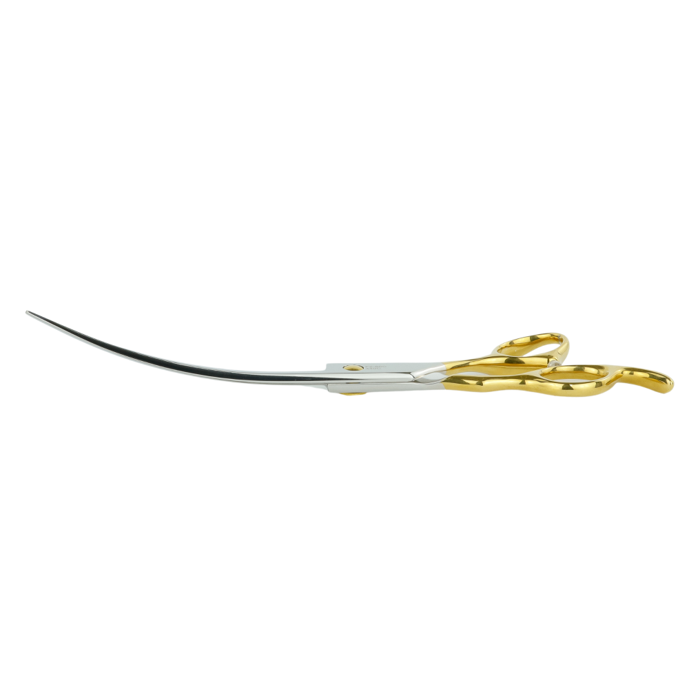 Diamond - professionelle Fellschere, gebogen , 8"