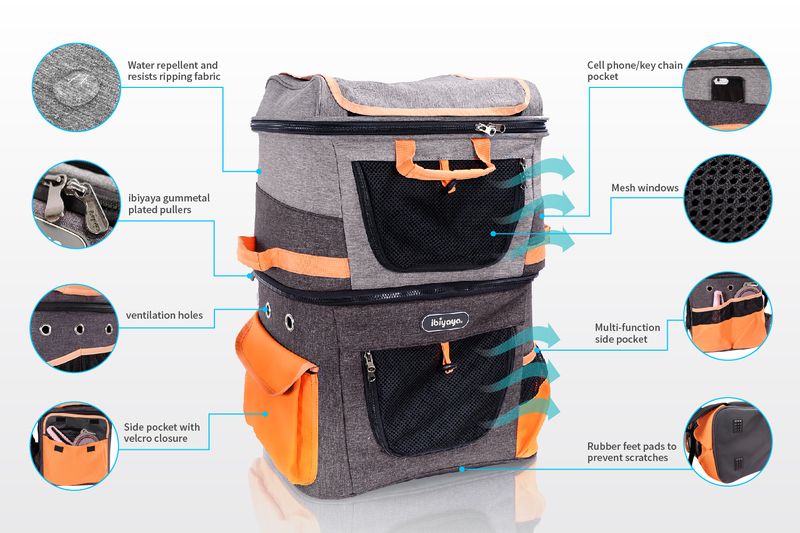 ibiyaya Hunderucksack "Two Tier"