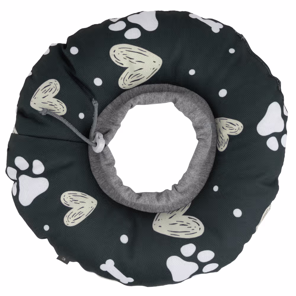 Biglo Pet Recovery Soft Cone Dark Grey – Halskrause für Hunde und Katzen, weich, dunkelgrau