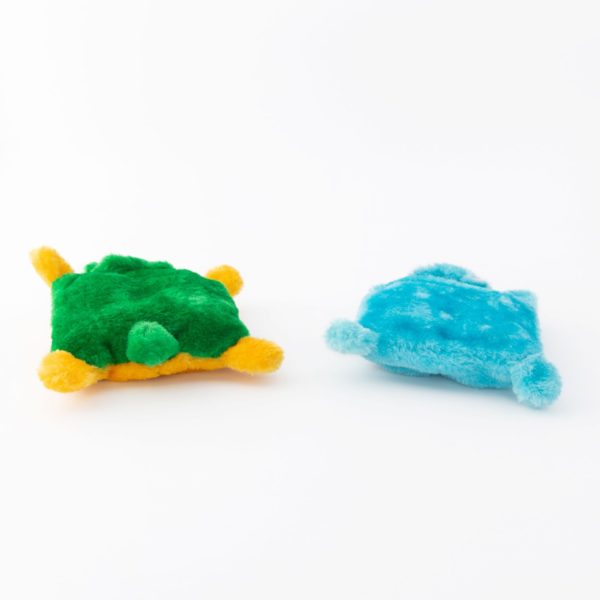 Squeakie Pad 2-pack Hippo and Alligator