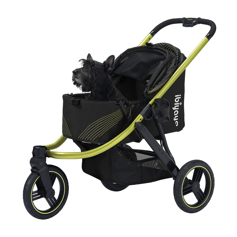 Ibiyaya® Hundebuggy "The Beast" - FS2149-B - Jet Black