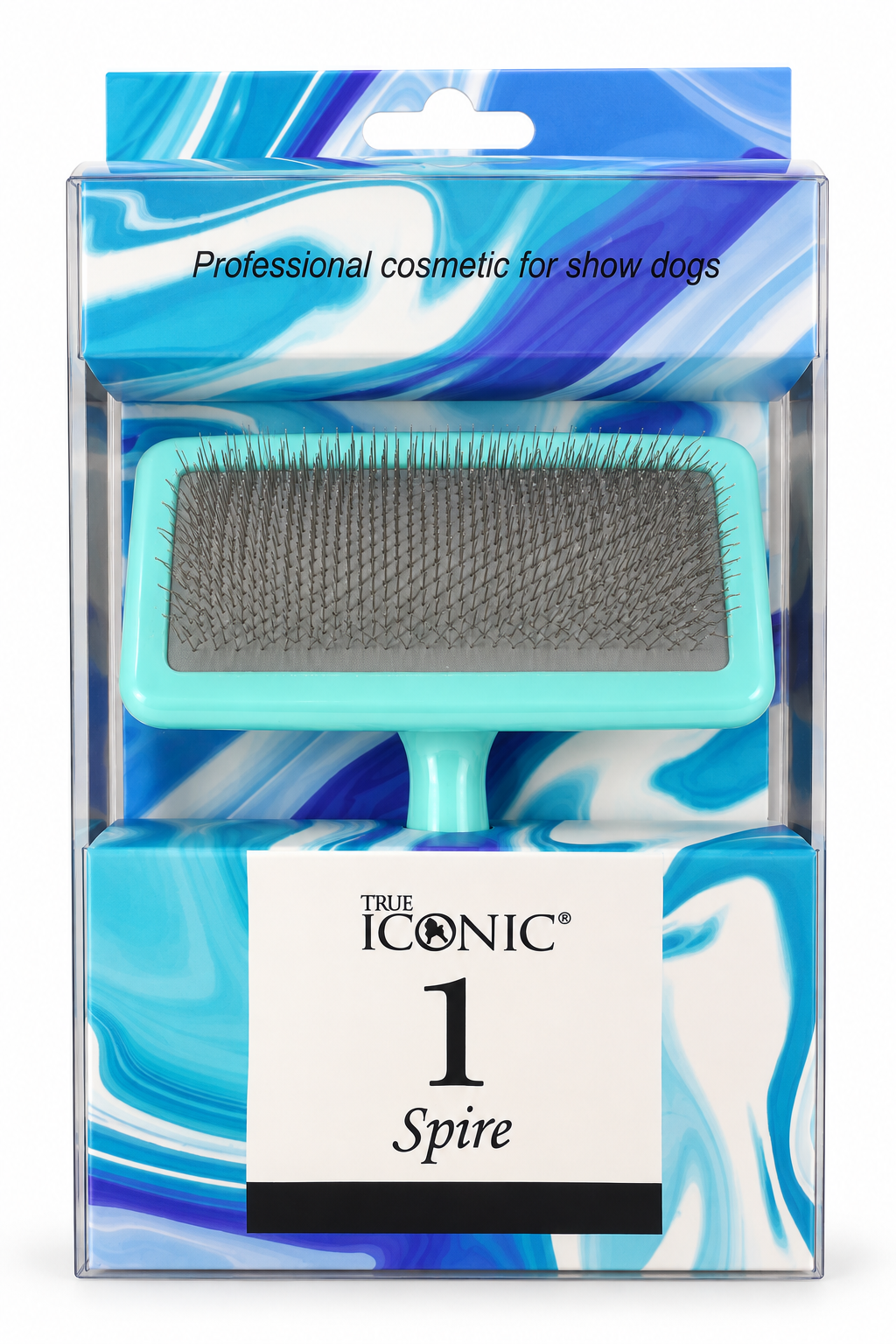 True Iconinc SPIRE Slicker Brush aqua