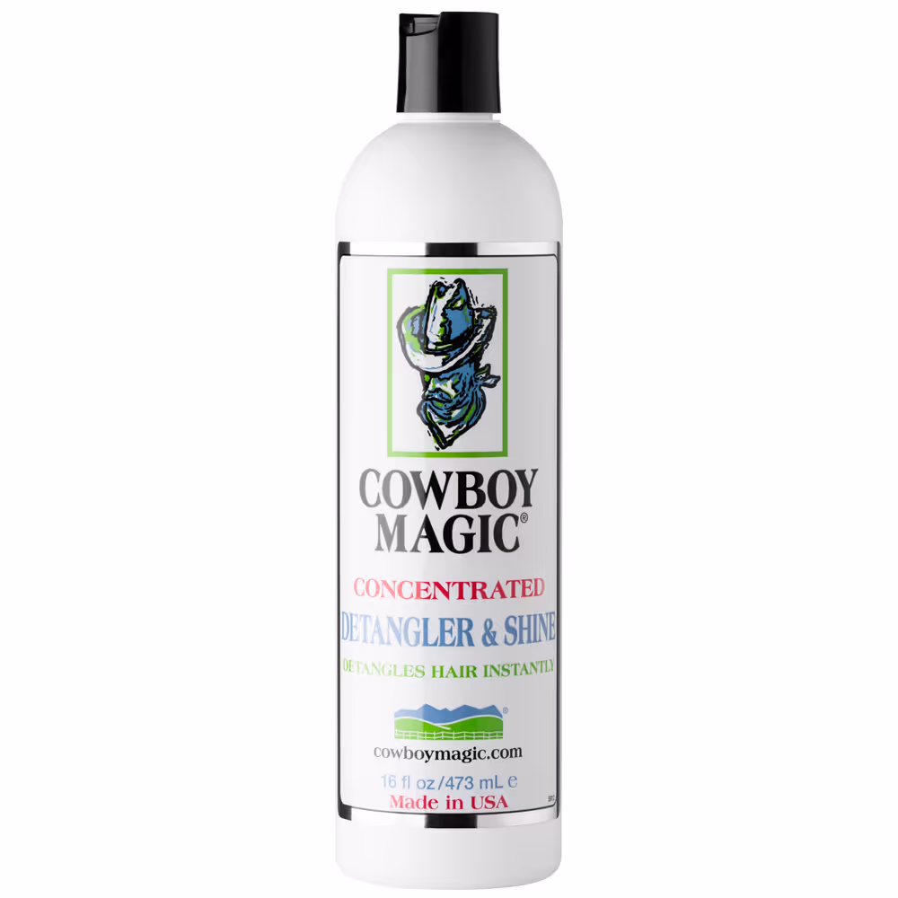 Cowboy Magic Detangler & Shine / Ein Präparat, das das Fell von Hunden, Katzen und Pferden stark entwirrt und ihm Glanz verleiht
