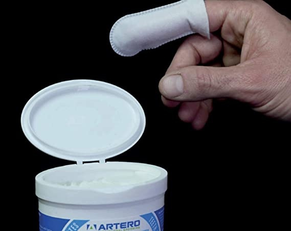 ARTERO® Augenreinigungs-Fingerlinge für Hunde Dose mit 50 Stück