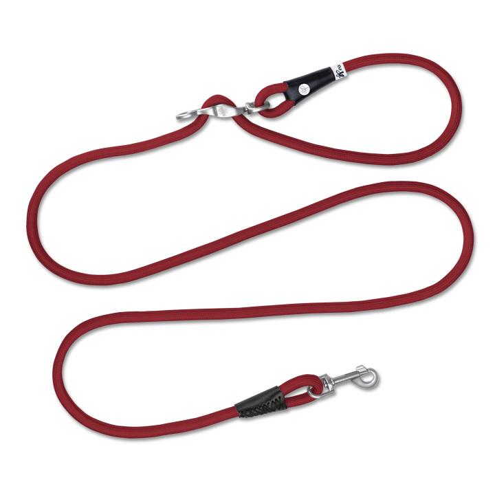 Curli  Vest Harness Air-Mesh SE26 Semi Circle Red+ Leine