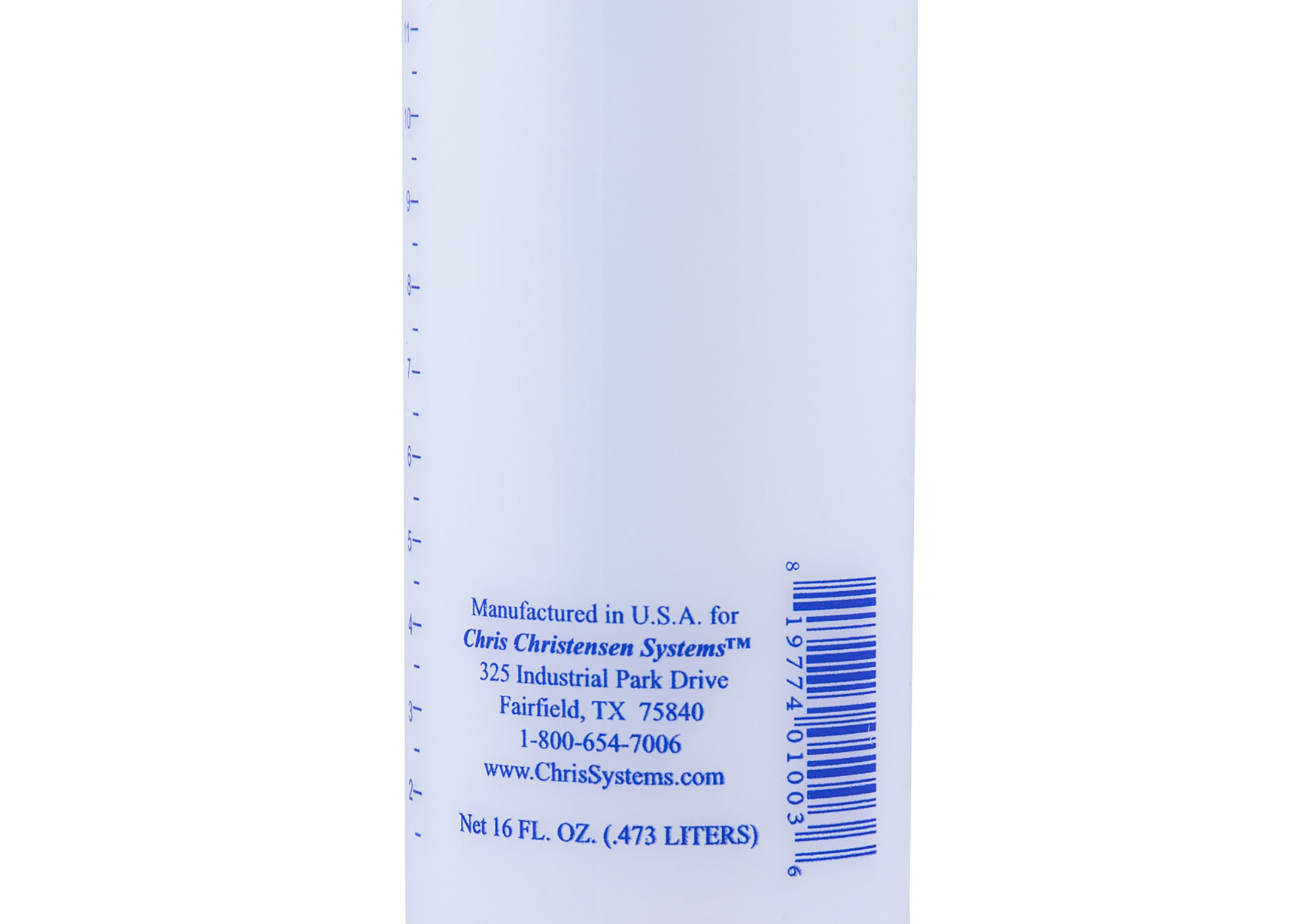 Chris Christensen Systems Messflasche 473 ml Mischflasche