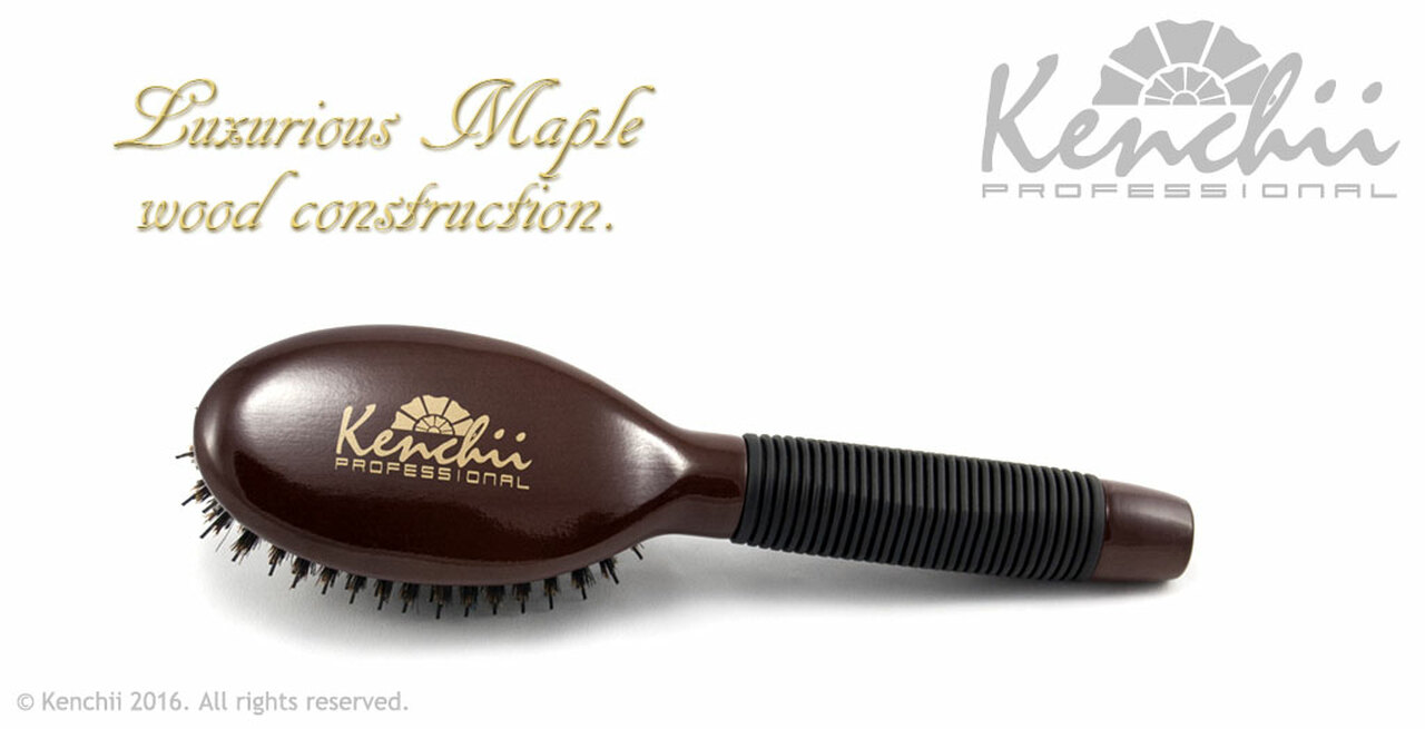 KENCHII - Wildschwein-Nylonbürste Klein