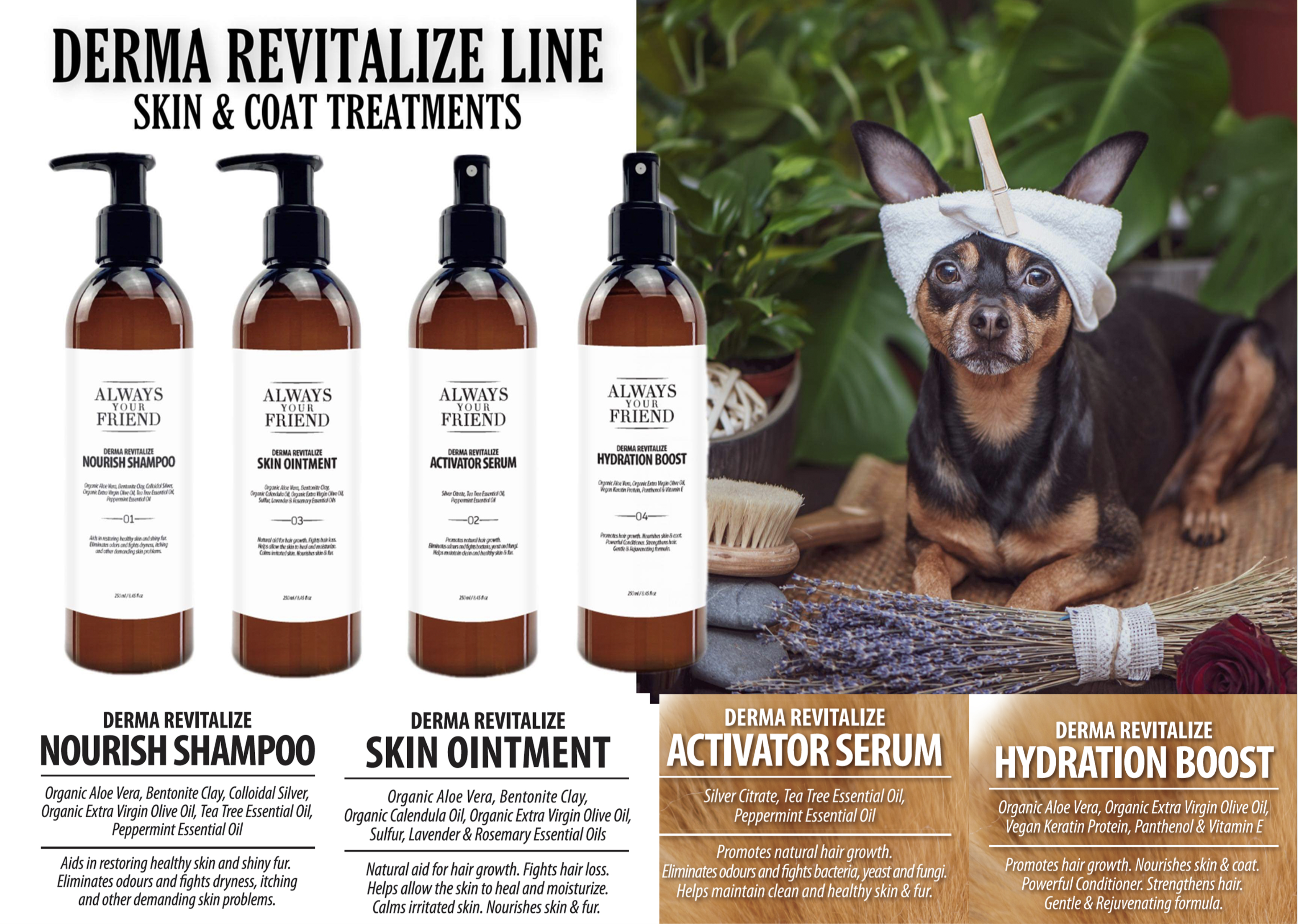 Always Your Friend Derma Rivitalize Nourish Schampo 250 ml