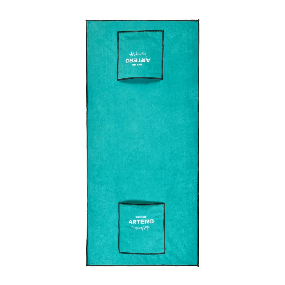 Artero Zumba Handtuch 100 x 50 – Mikrofaser-Handtuch für Hunde und Katzen, mit Eingrifftaschen