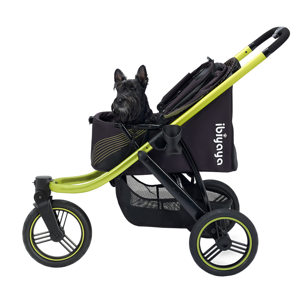 Ibiyaya® Hundebuggy "The Beast" - FS2149-B - Jet Black