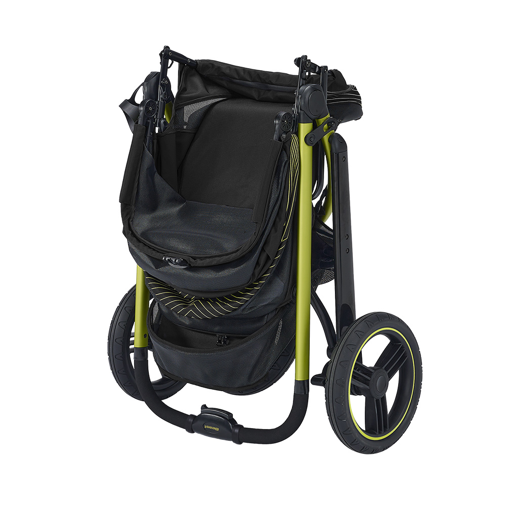 Ibiyaya® Hundebuggy "The Beast" - FS2149-B - Jet Black