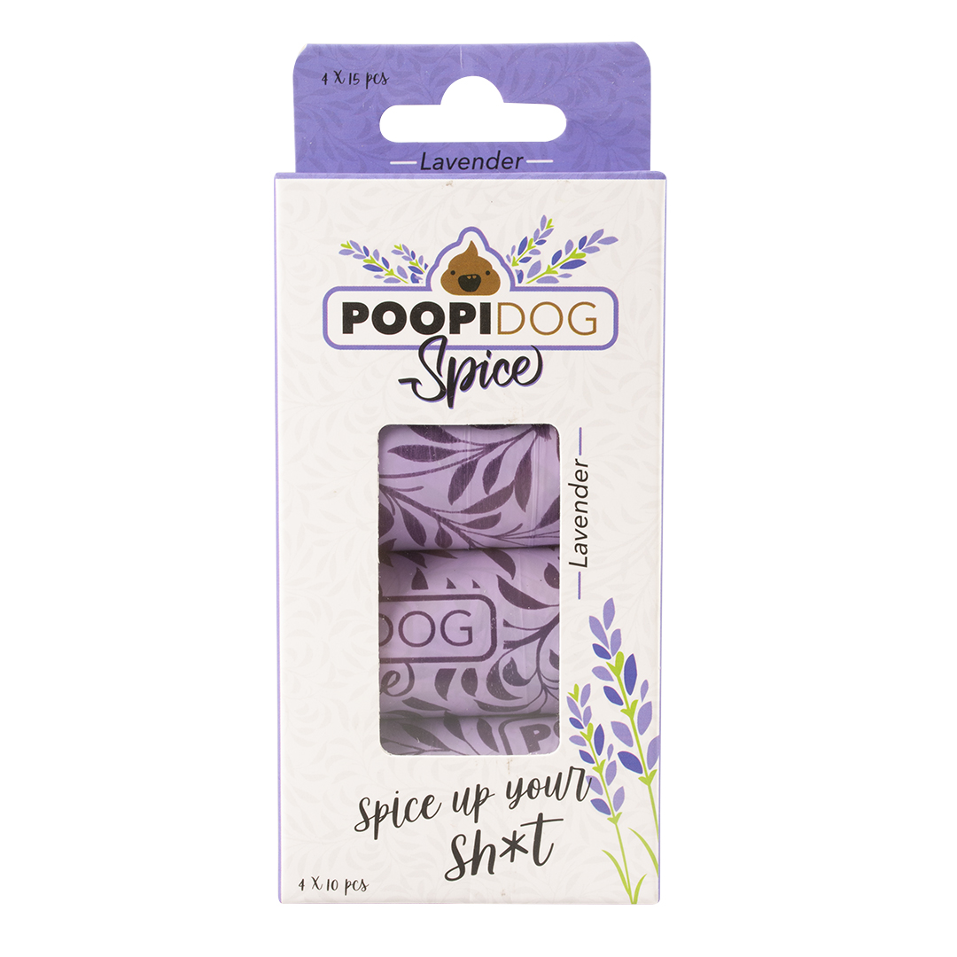 Hundekotbeutel spice lavendel violett 4 x 15 St.