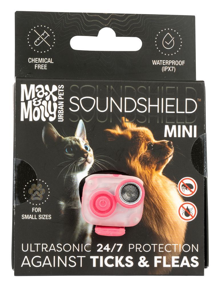Soundshield MINI - 24/7 Ultraschall Zecken- & Floh-Prävention - 7 g , in 4 Farben