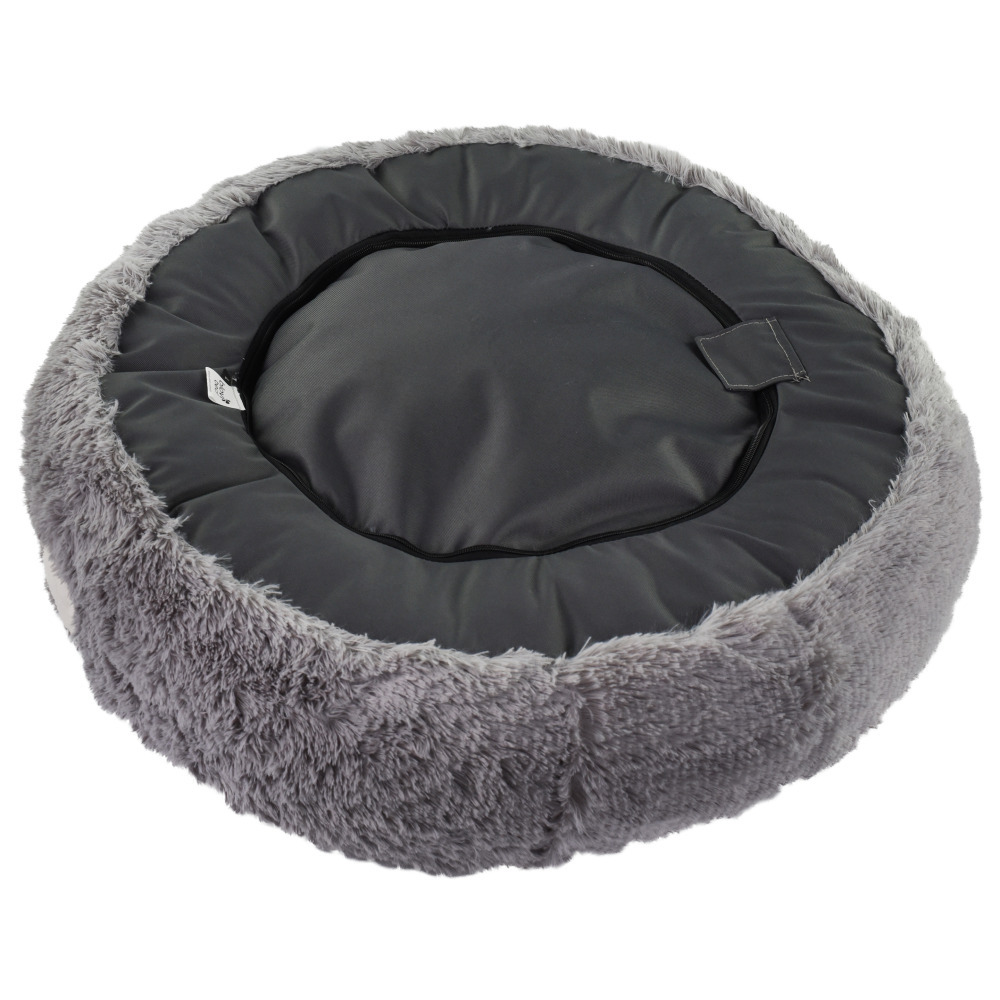 Blovi Bed Plush Donut Grau  65 cm