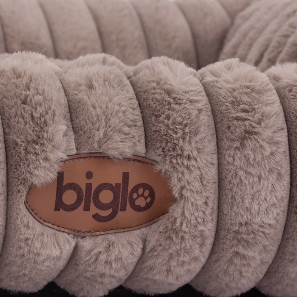Biglo Bed Cobe Grey – bequemes und weiches Bett, Hundesofa Mokka