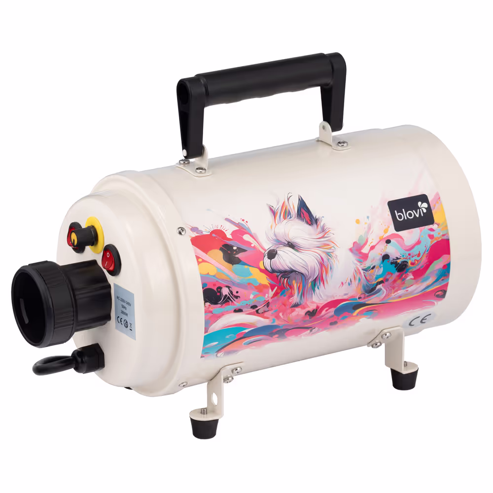 Blovi Furious Dryer 2800 W – der leistungsstärkste einmotorige Blaser, mit sanfter Luftstromregulierung