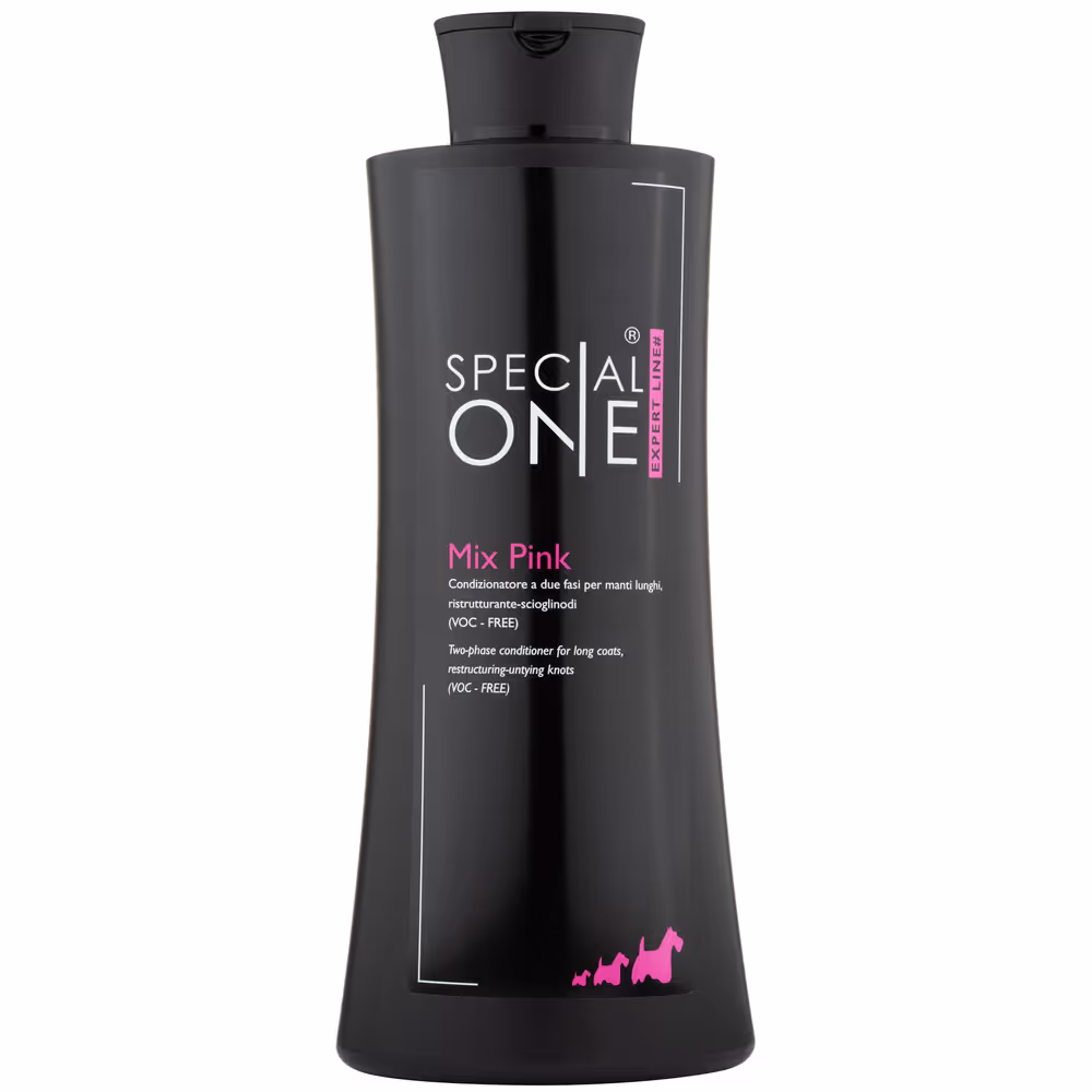 Special One Mix Pink  Leave In Conditioner -Professioneller Zweiphasen-Conditioner, der das Fell regeneriert und die Kämmbarkeit erleichtert