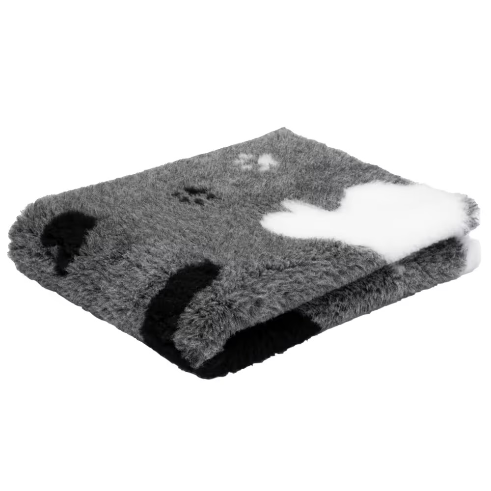 Blovi DryBed VetBed A+ – rutschfestes Bett, Tierbett, Graphit Pudel