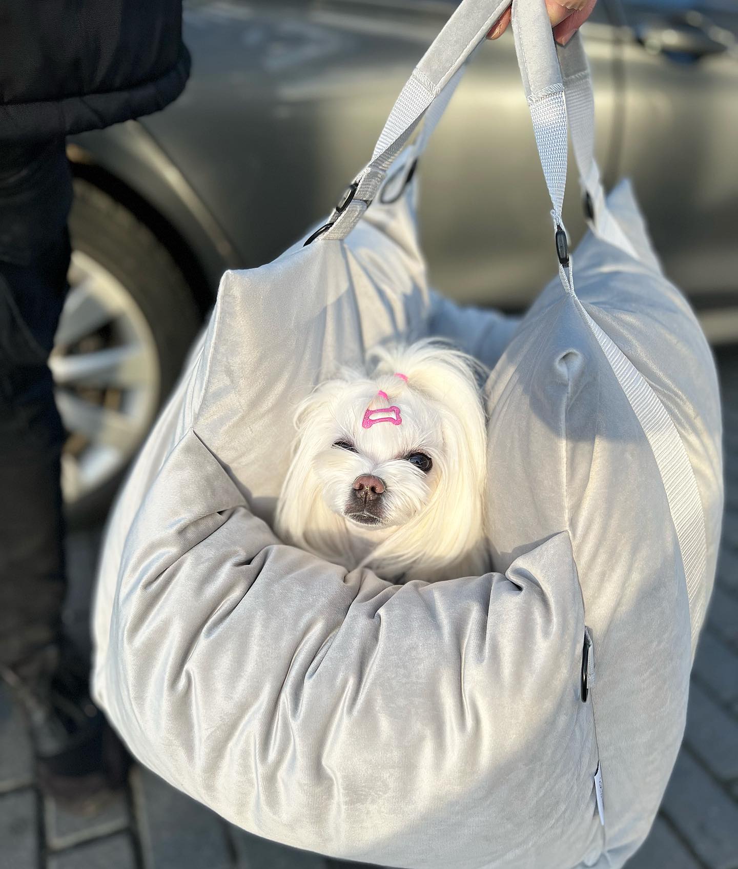 Autositz  3 in 1 Comfy silber-grau