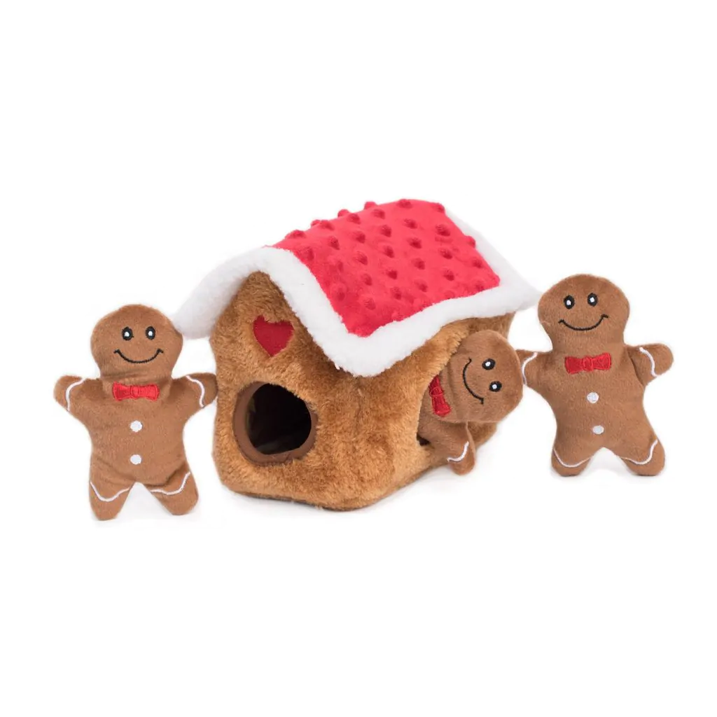 Holiday Zippy Burrow® – Gingerbread House
