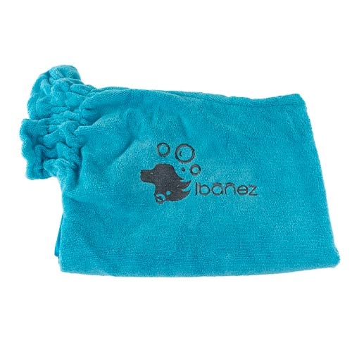Ibanez® Hundebademantel / Mikrofaser-Badeponcho "Dry pet"  in 5 Größen