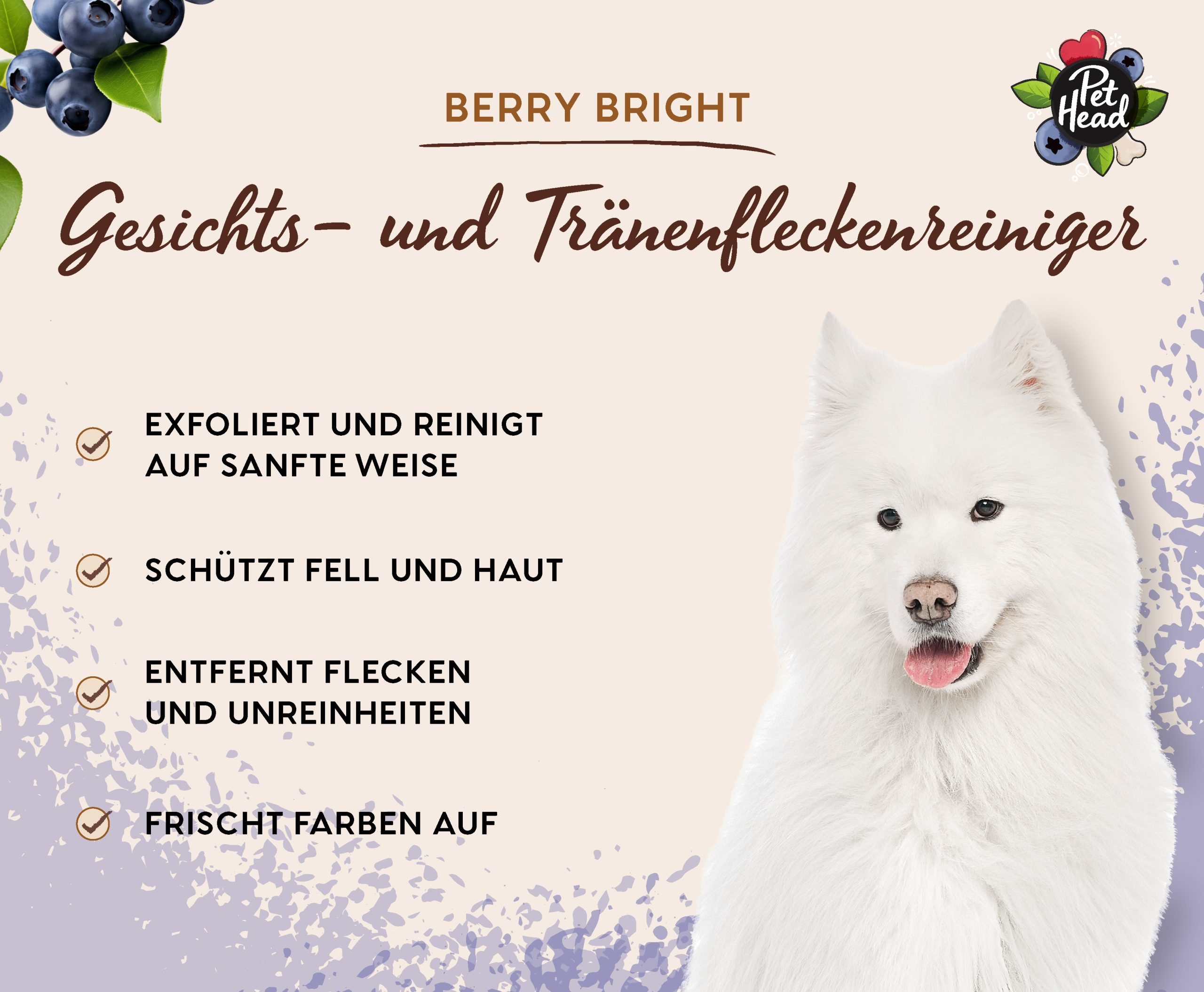 Pet Head Berry Bright Tränenfleckenentferner, 200ml