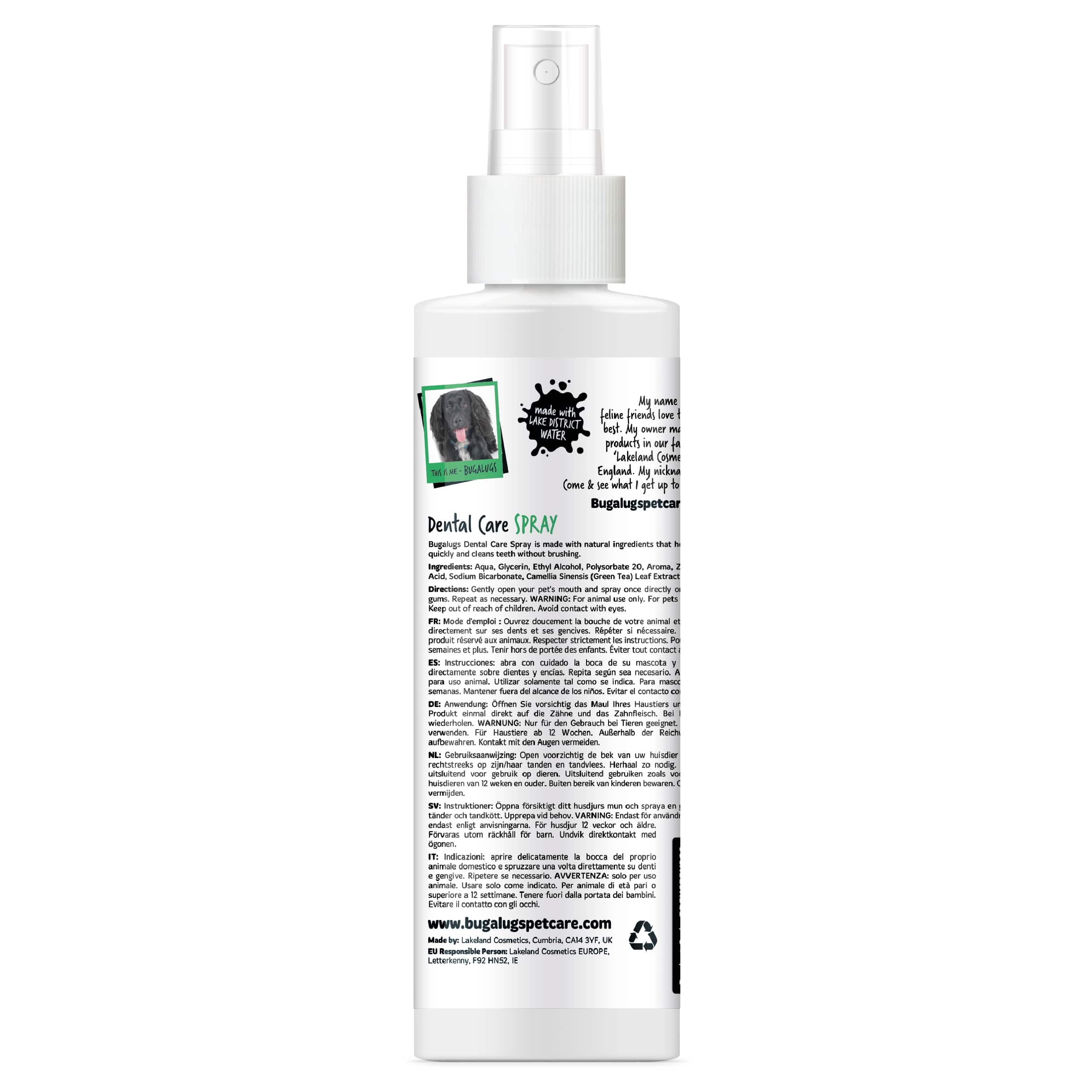 Bugalugs Dental Care Spray / Zahnpflegespray 200 ml