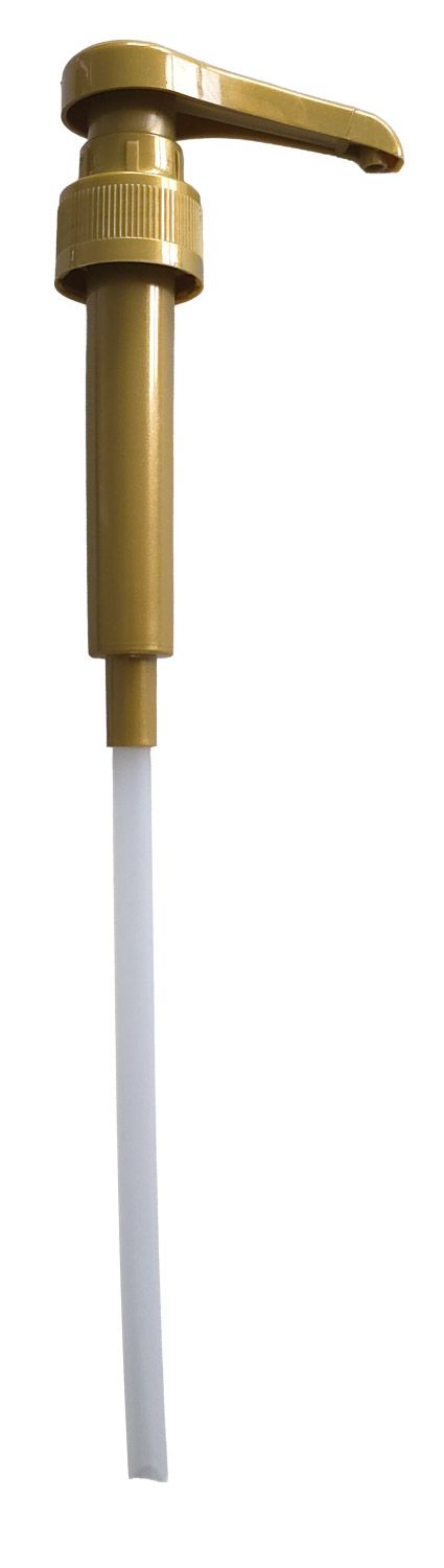 Dosierpumpe  für 1 Liter Flaschen von Hydra und Nature´s Specialties in silber und gold