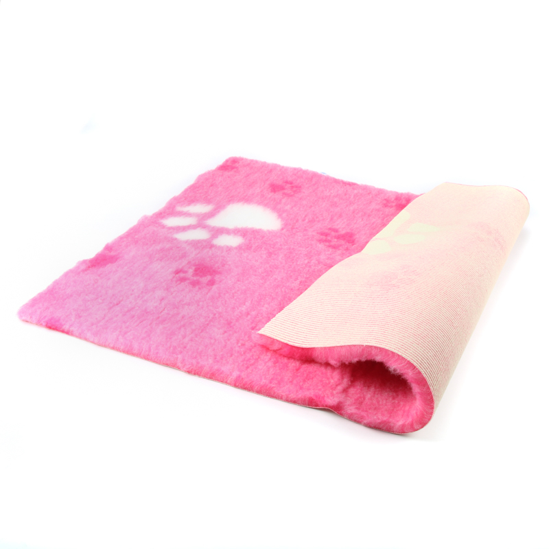 Blovi DryBed VetBed A+ rosa -weiß  rutschfest