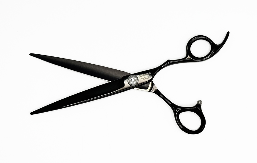 Optimum® "Black Titanium" Ergonomische gerade Hundeschere