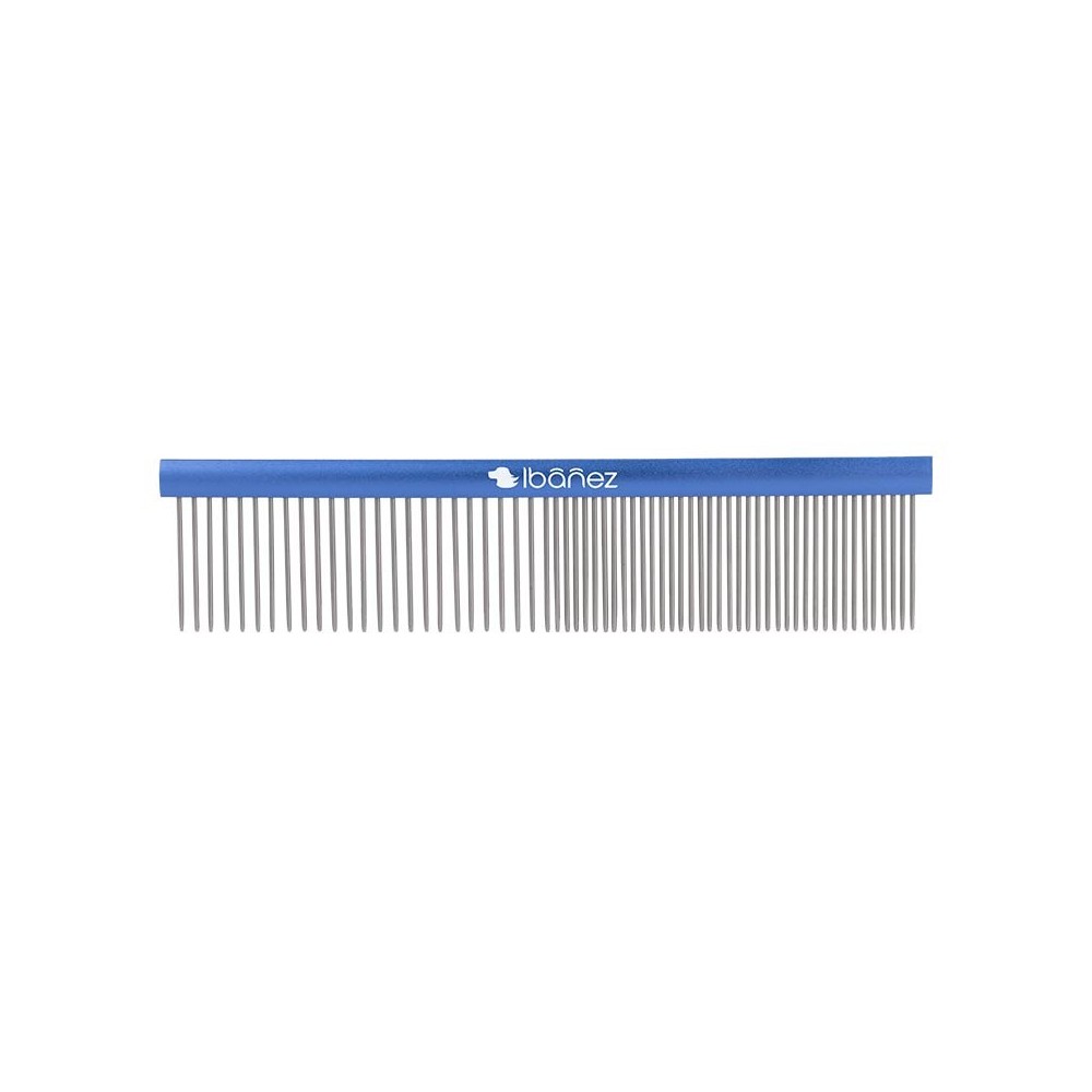 IBÁÑEZ® Leichter doppelseitiger Metallkamm - 20 cm / Zinken 3,5 cm