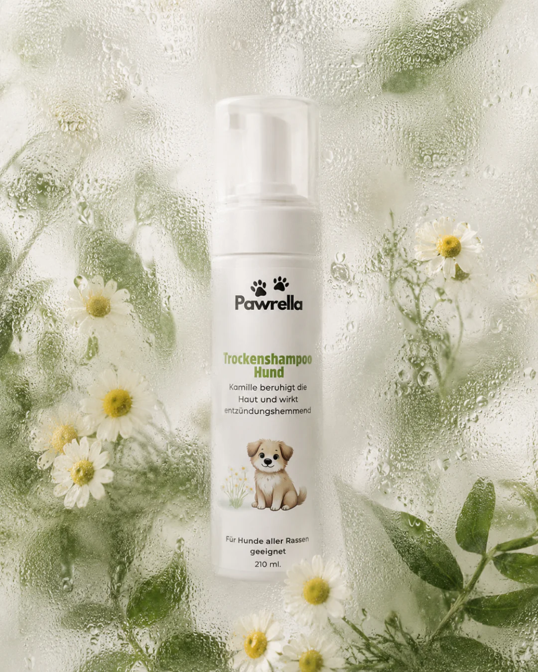 Pawrella Trockenshampoo Hund mit Kamille 250 ml