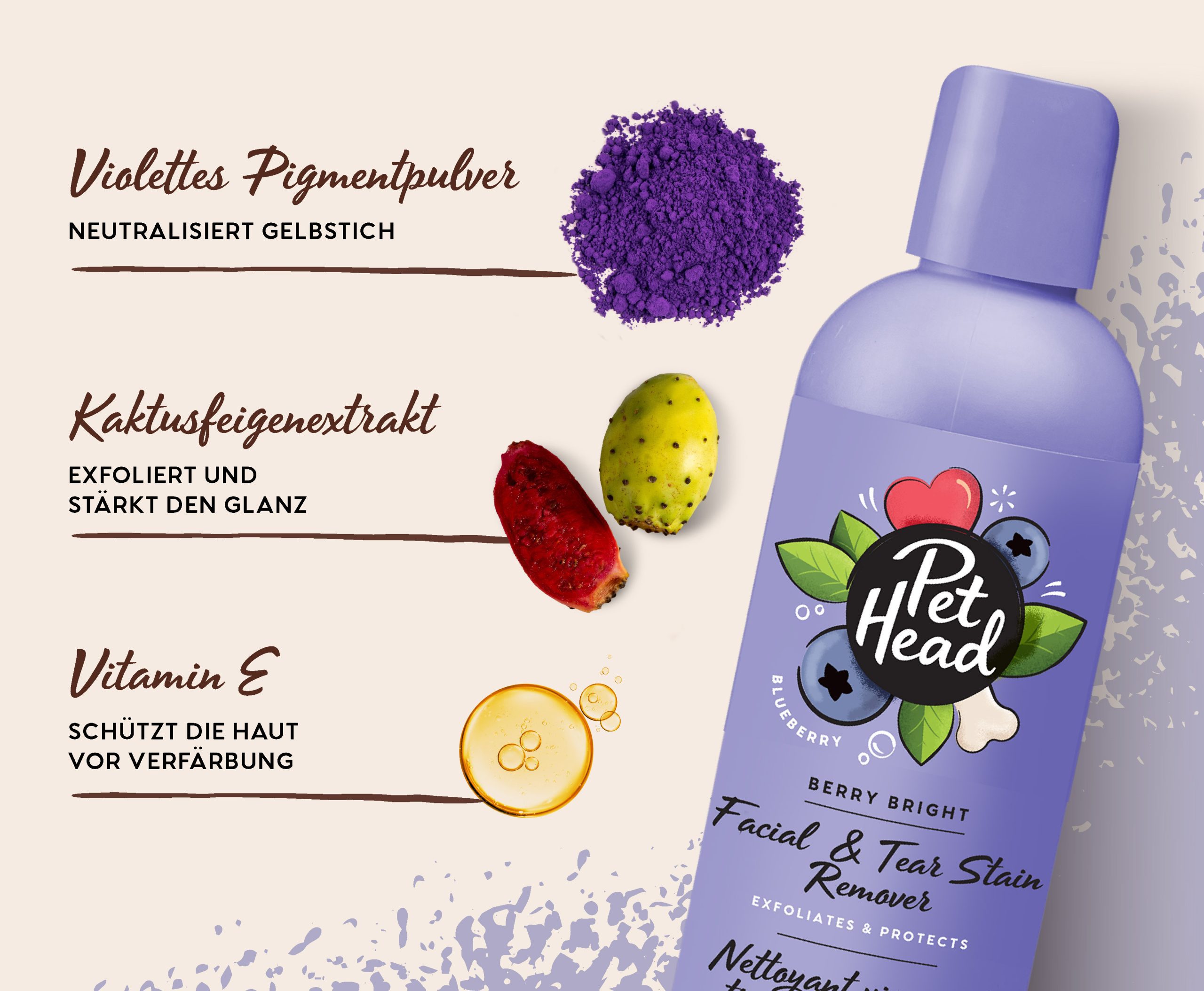 Pet Head Berry Bright Tränenfleckenentferner, 200ml