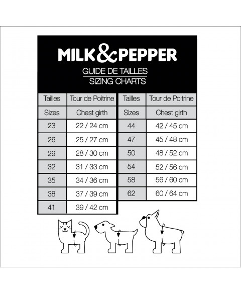 Milk & Pepper Musher Hanress
