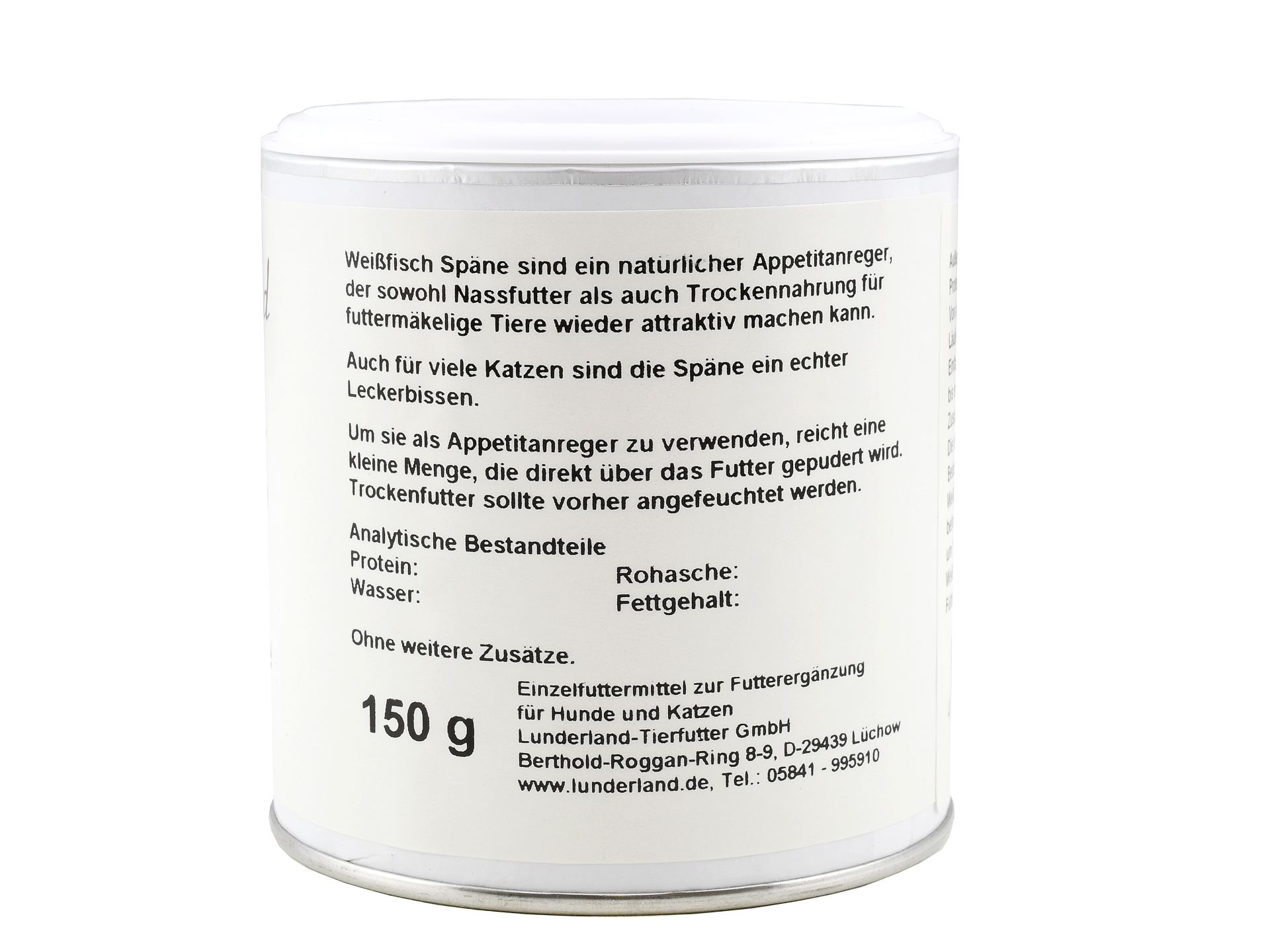 Lunderland Weißfisch Späne 150 g