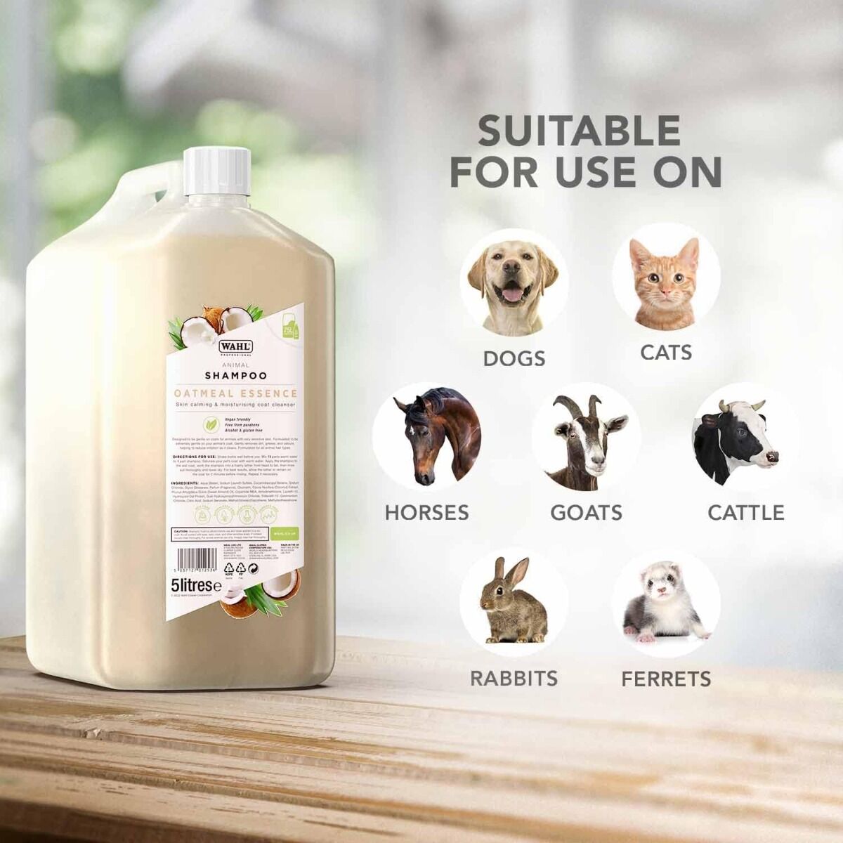 Oatmeal Shampoo Konzentrat  500 ml  mit Hafer und Kokos