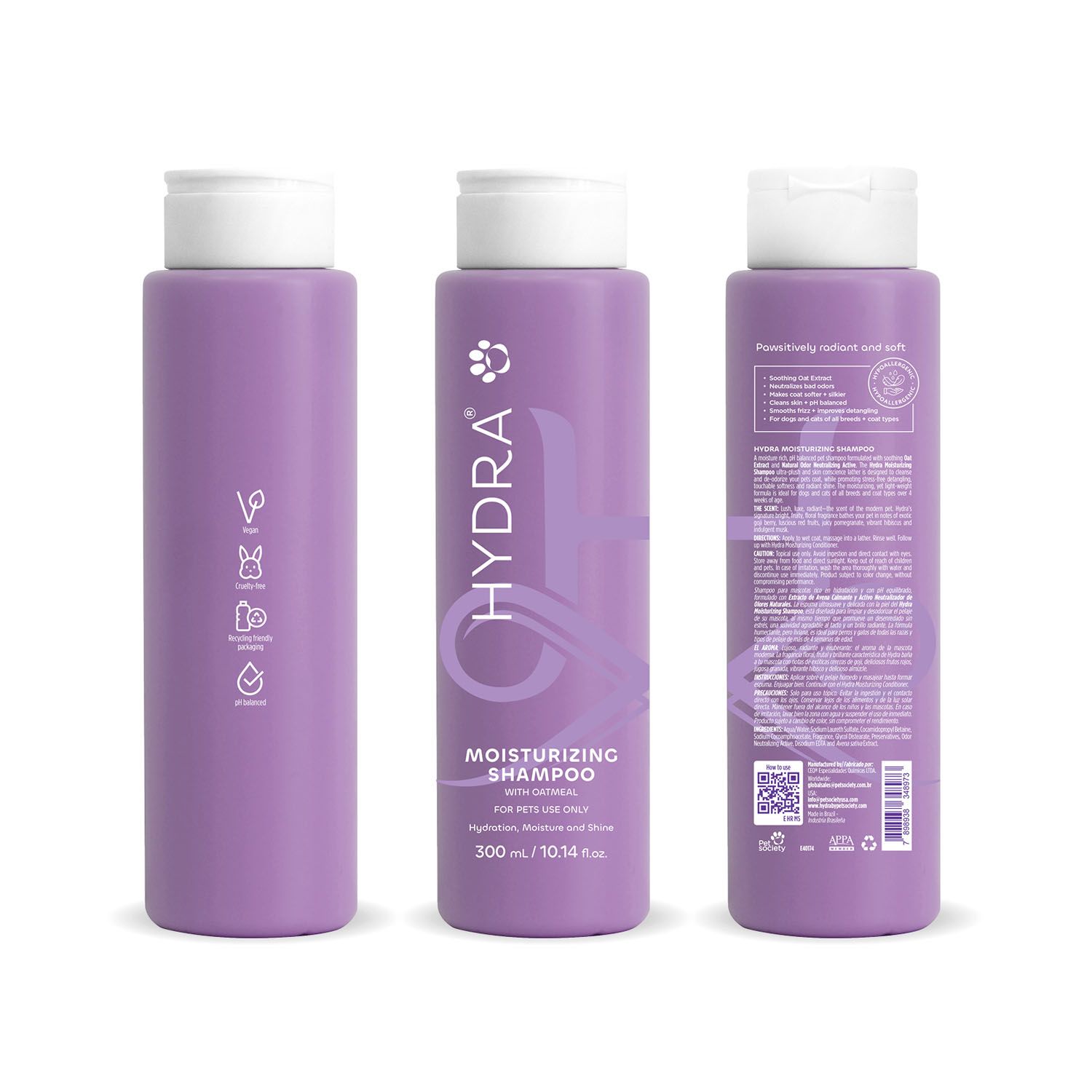 HHYDRA PET CARE MOISTURIZING SHAMPOO 300 ml
