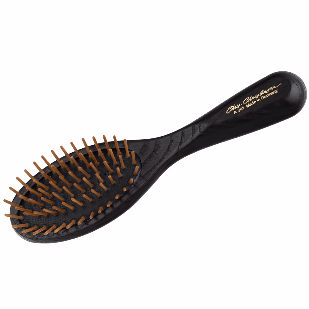 Chris Christensen Wood Pin Brush 19cm -hochwertige, antistatische Bürste mit Holzstiften - klein