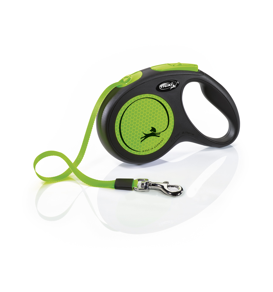 Flexi NEW NEON Gurt S 5 m