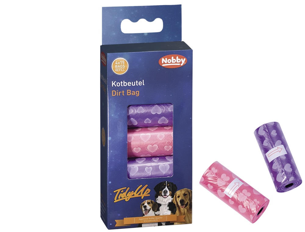 TidyUp Kotbeutel mit Herzchendruck