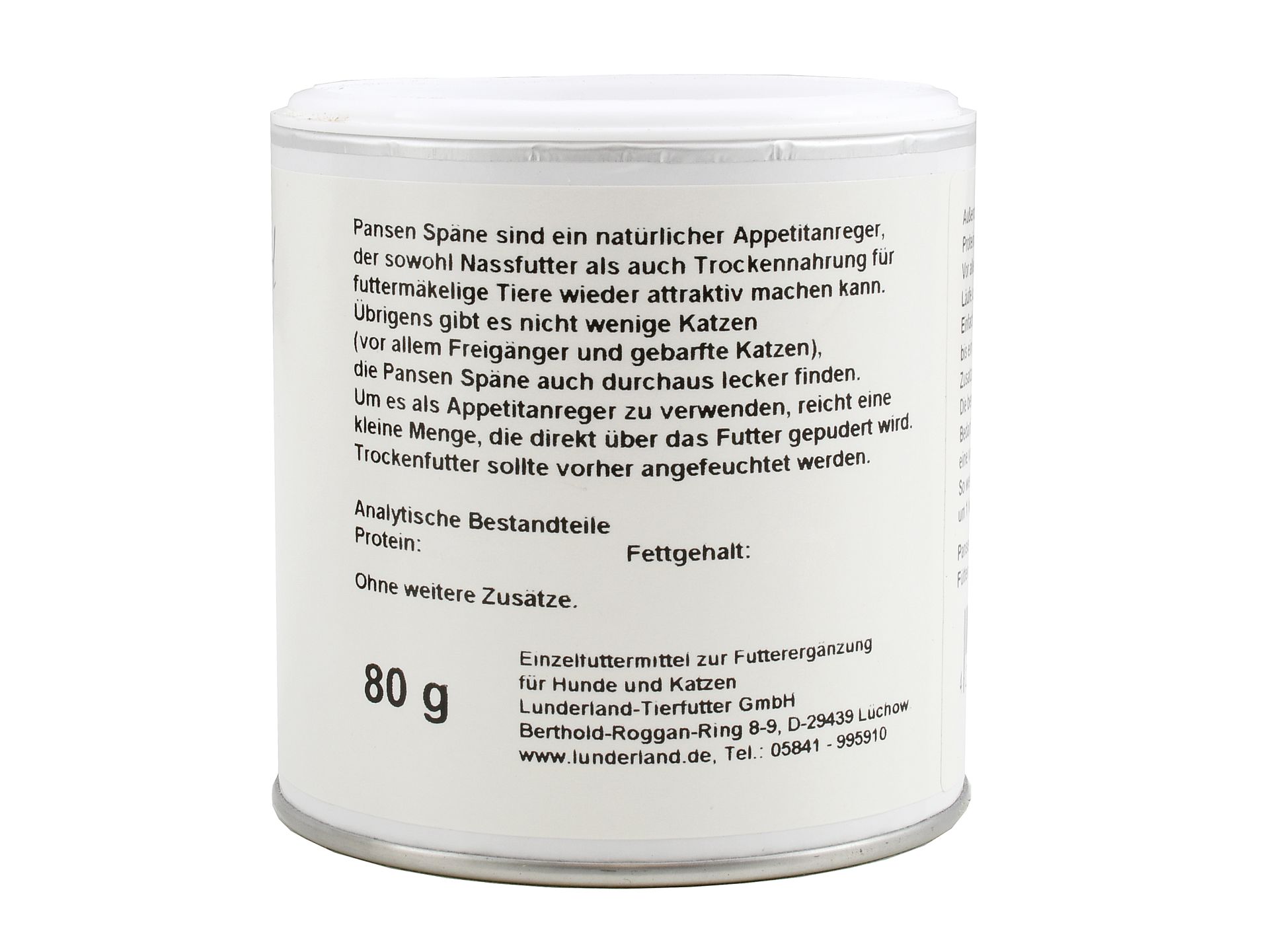 Lunderland Pansen Späne 80 g