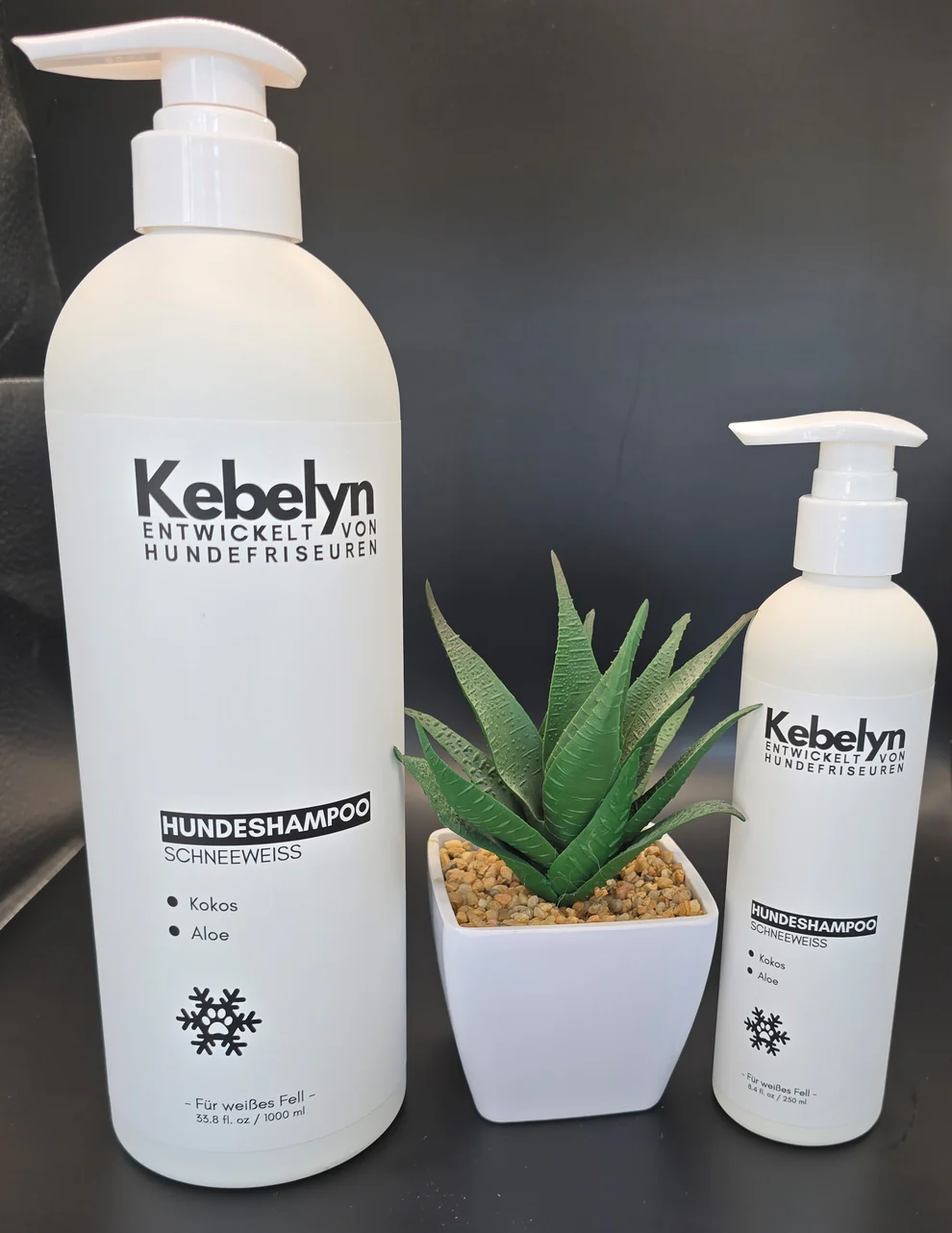 KEBELYN Hundeshampoo Schneeweiß