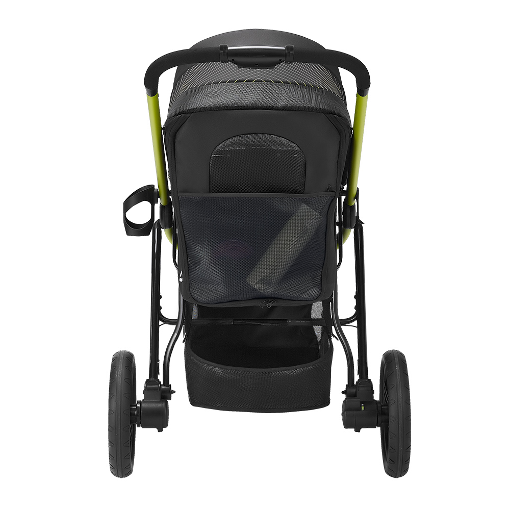 Ibiyaya® Hundebuggy "The Beast" - FS2149-B - Jet Black