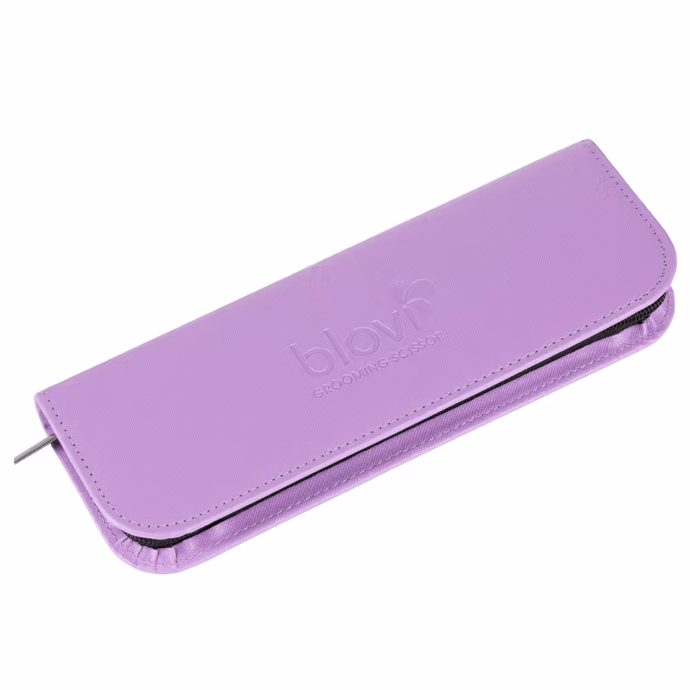 Blovi Teddy Line Curved Thinning 45T 6,5"- gebogene Modellierschere für Groomer zum Modellieren und Formen, japanischer Stahl