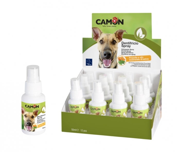 Camon® "Orme Naturali" Hygiene-Mundspray für Hunde 50ml