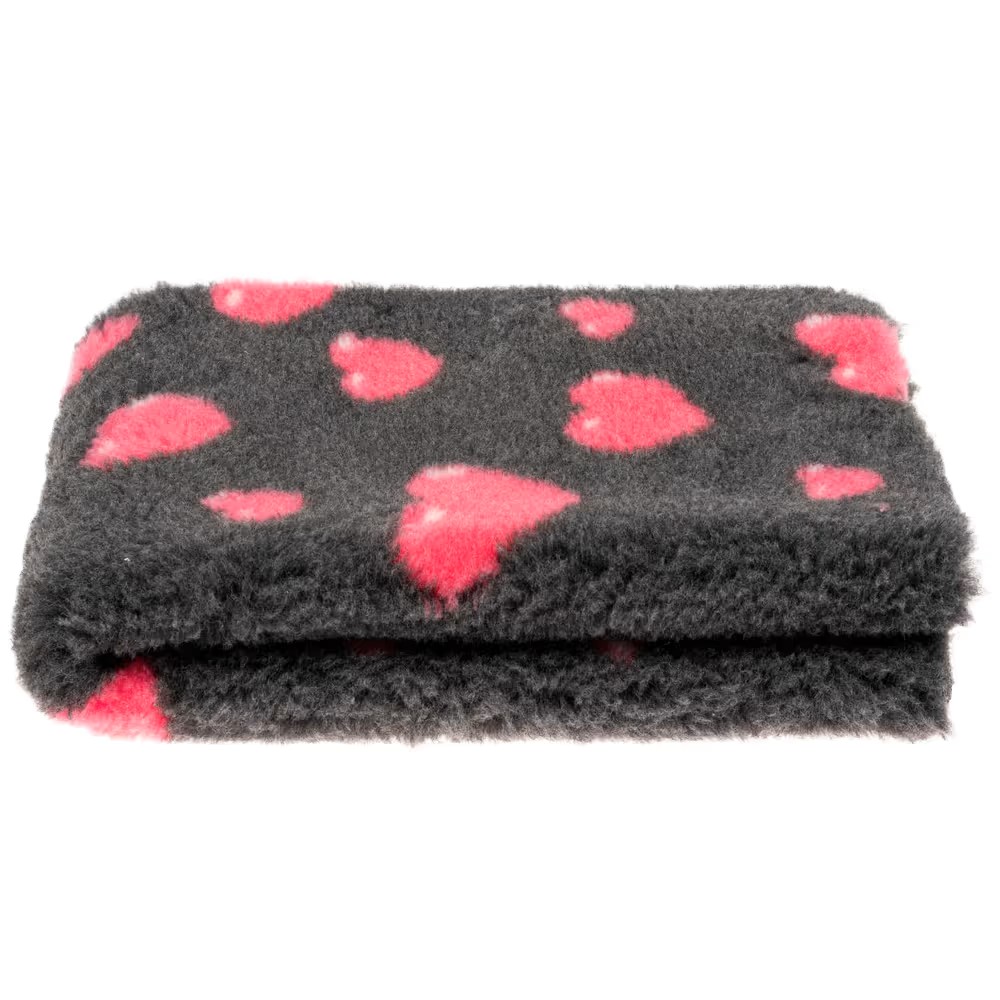 Blovi DryBed A+  anthrazit mit rosa Herzen